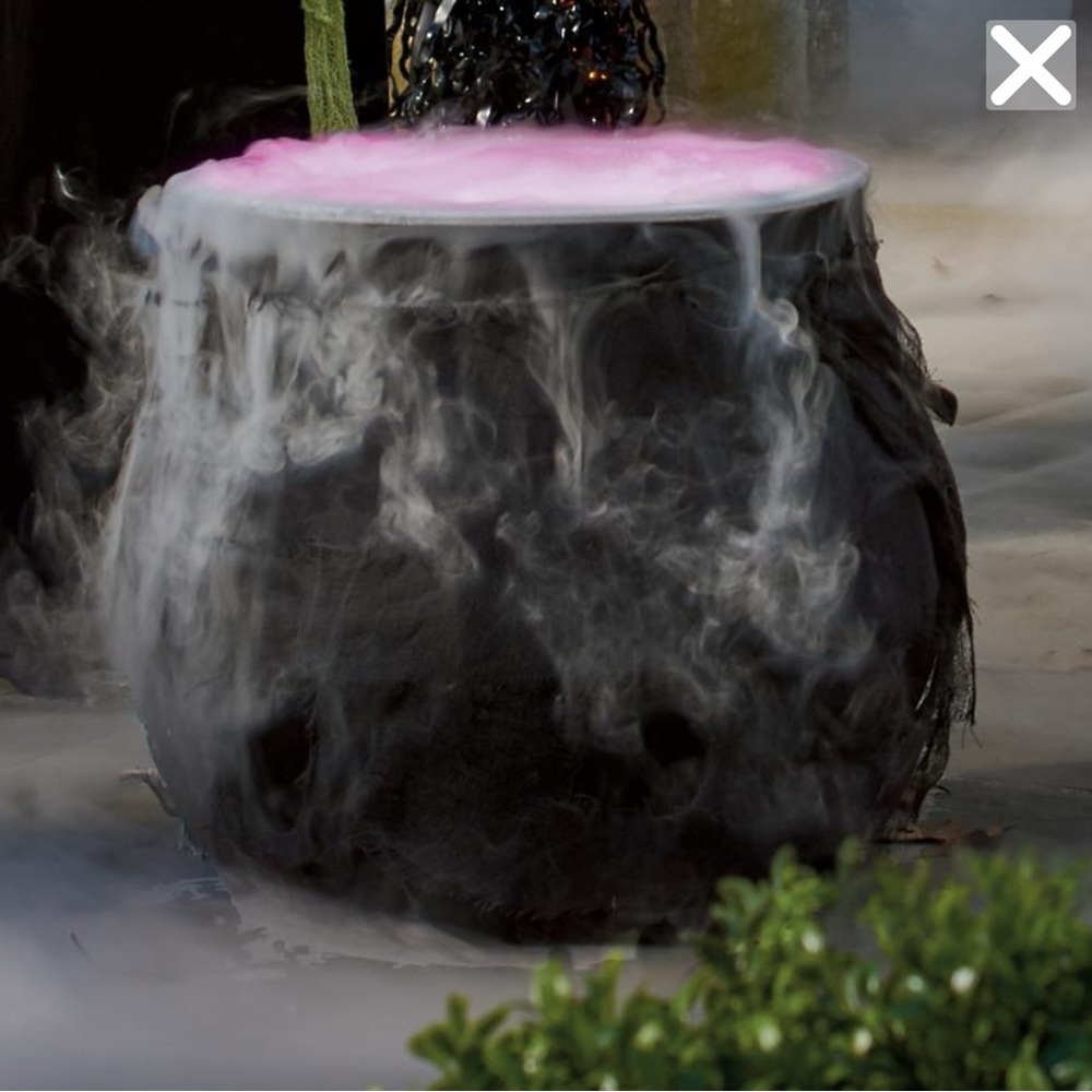 Frontgate Foggy Halloween Cauldron - NWT